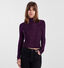 Pieces Sandra Paars T-shirt met lange mouwen voor dames (333225)
