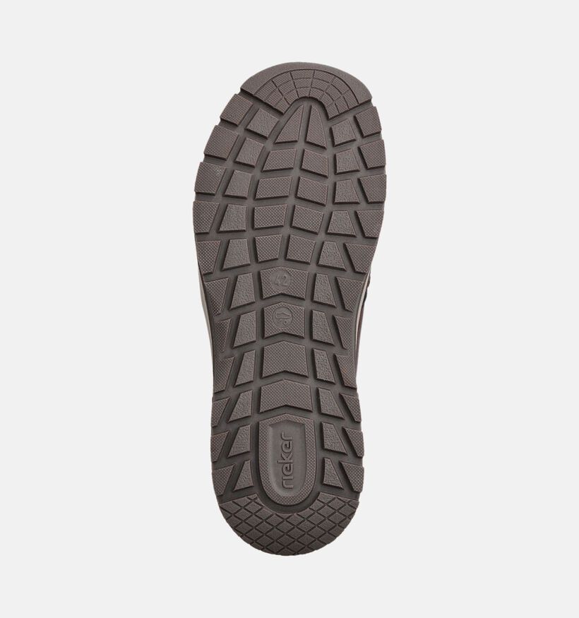 Rieker Bruine Veterschoenen voor heren (360439) - geschikt voor steunzolen