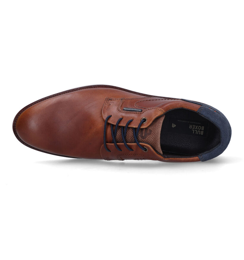 Bullboxer Chaussures à lacets en Cognac pour hommes (328657)