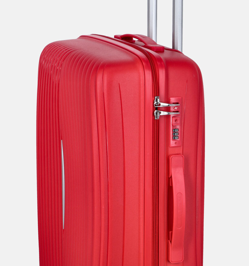Love To Travel Rode Medium Reiskoffer voor dames, heren (365828)