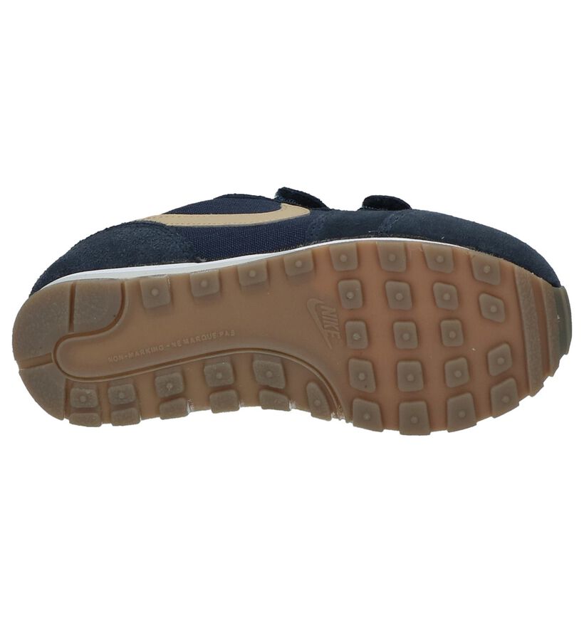 Donker Blauwe Sneakers met Velcro Nike Md Runner 2, , pdp