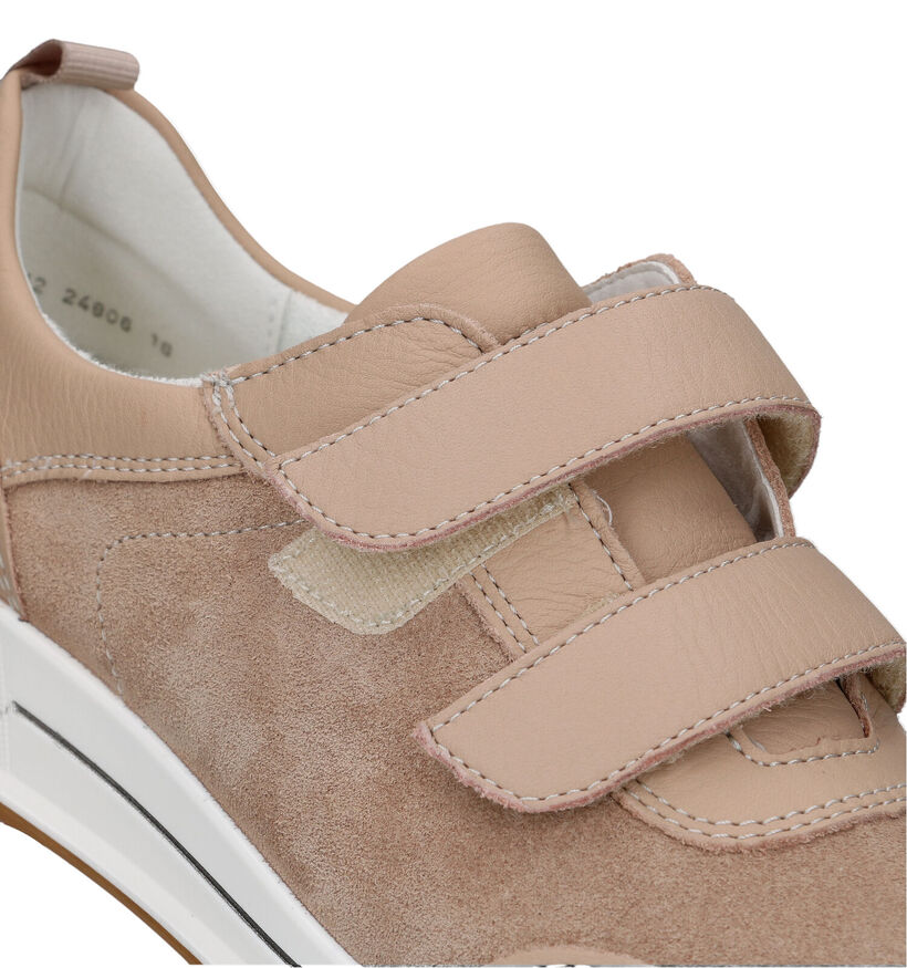 Ara Osaka 2.0 Beige Velcroschoenen voor dames (321903) - geschikt voor steunzolen