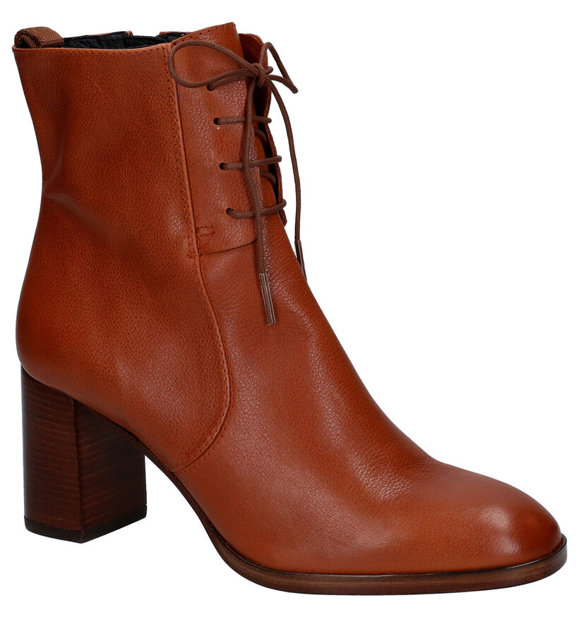 Zinda Bottines à lacets en Cognac en cuir (298900)