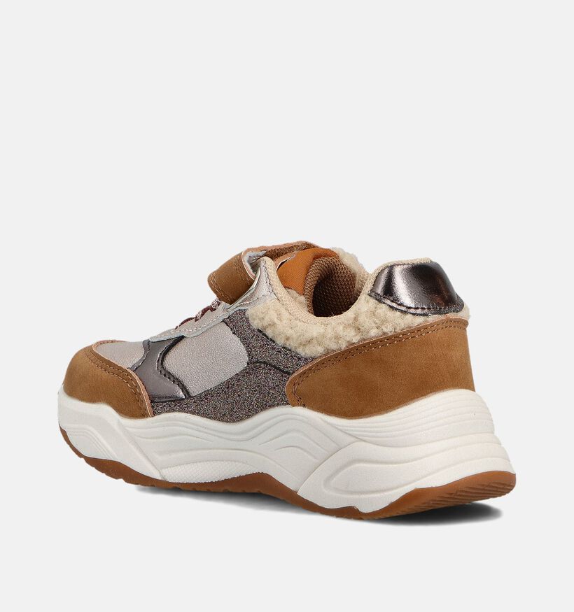 Milo & Mila Cognac Sneakers voor meisjes (362931)