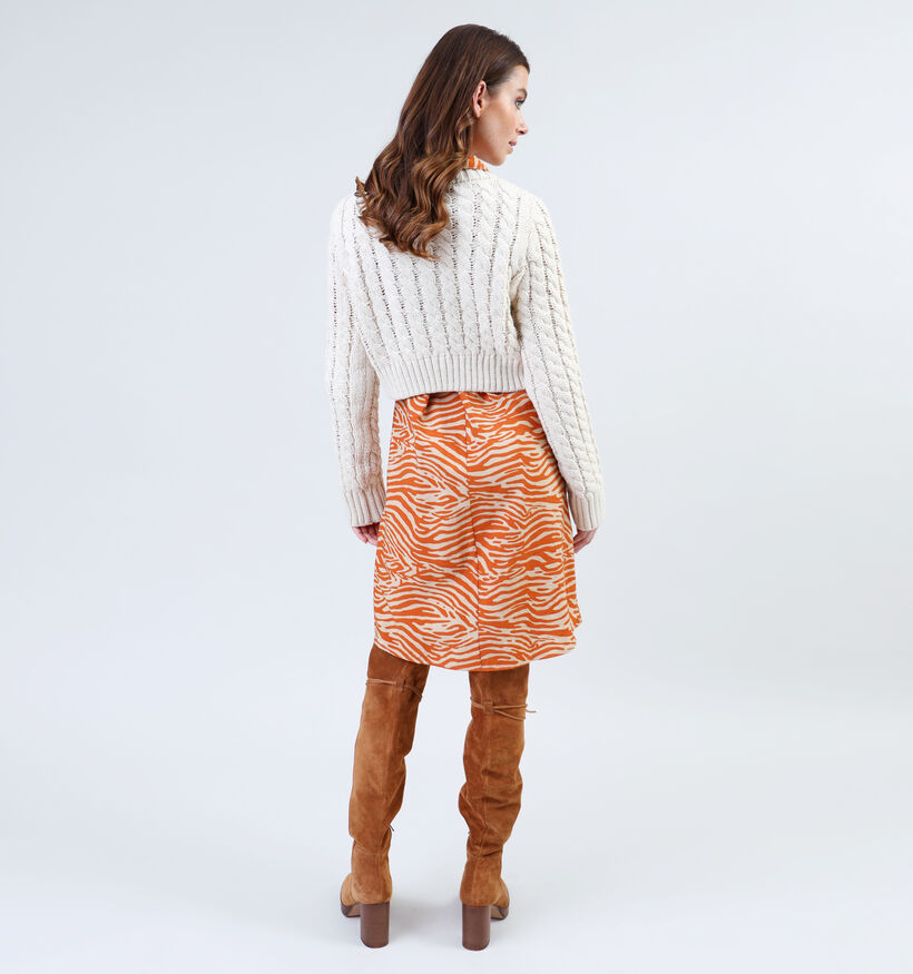 Vero Moda Mitzi Cardigan cropped avec boutons en Brun pour femmes (332604)