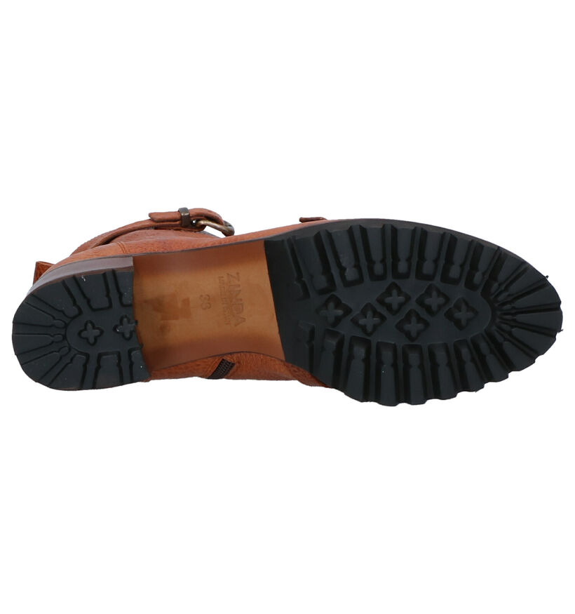 Zinda Bottillons à talons en Noir en cuir (261175)