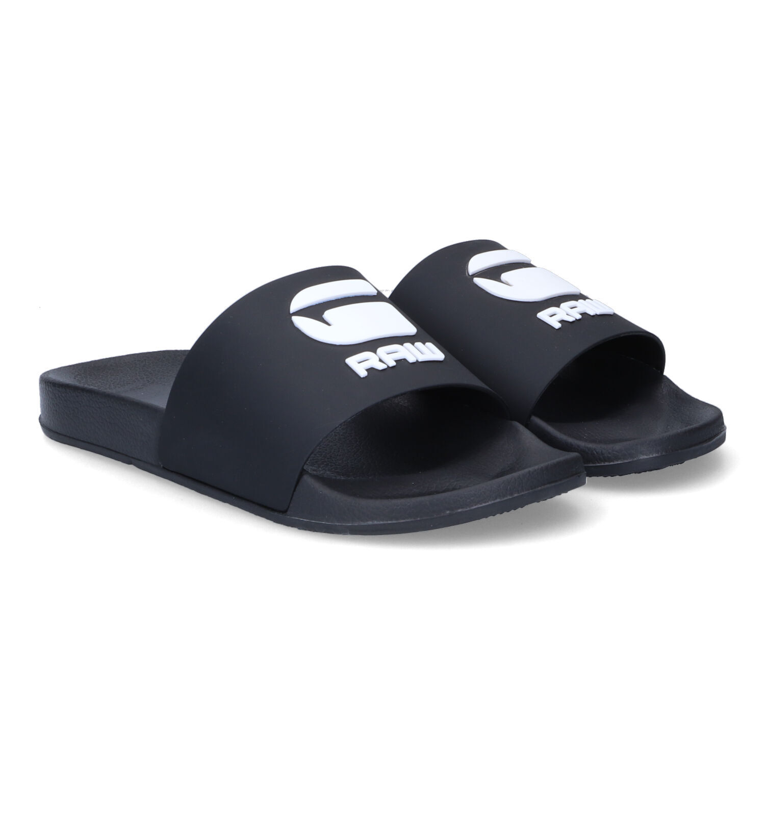 G Star Cart III Zwarte Badslippers Heren Slippers Online op TORFS.BE