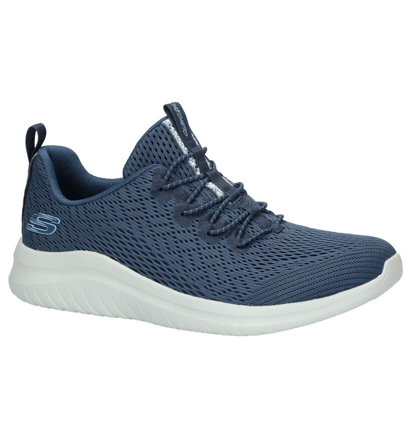 Skechers Ultra Flex Baskets en Vert Kaki en textile (295598)