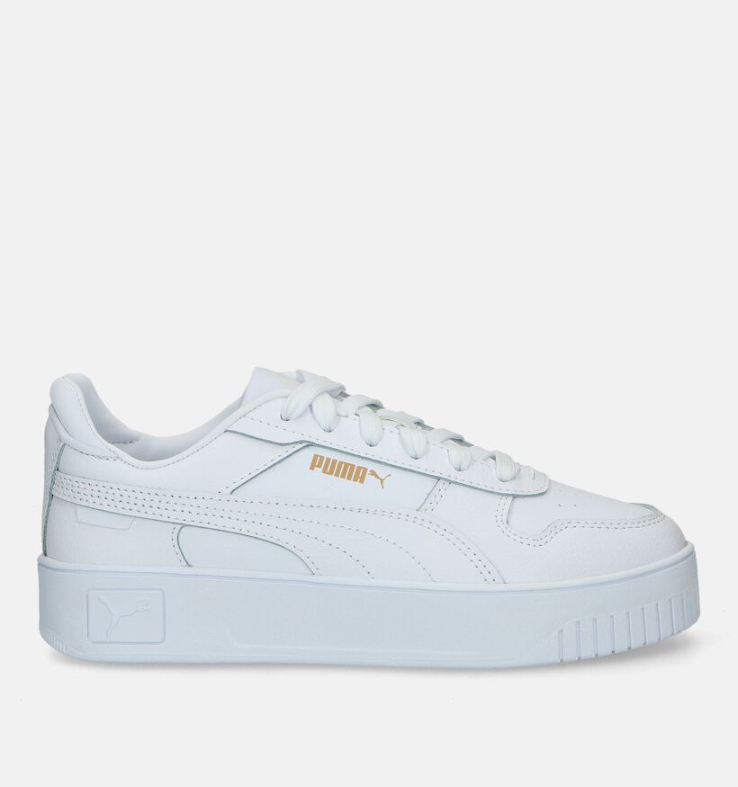 Puma Carina Street Baskets en Blanc pour femmes (326420) - pour semelles orthopédiques