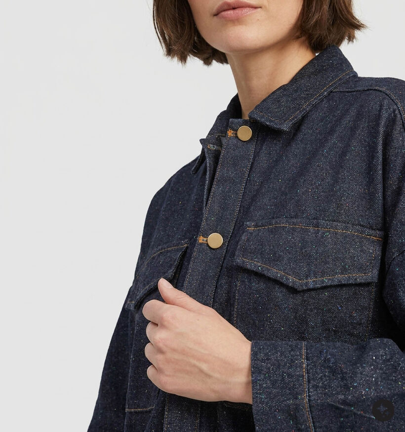 Minuit Douze Lylou Donkerblauwe Blouse voor dames (381849)