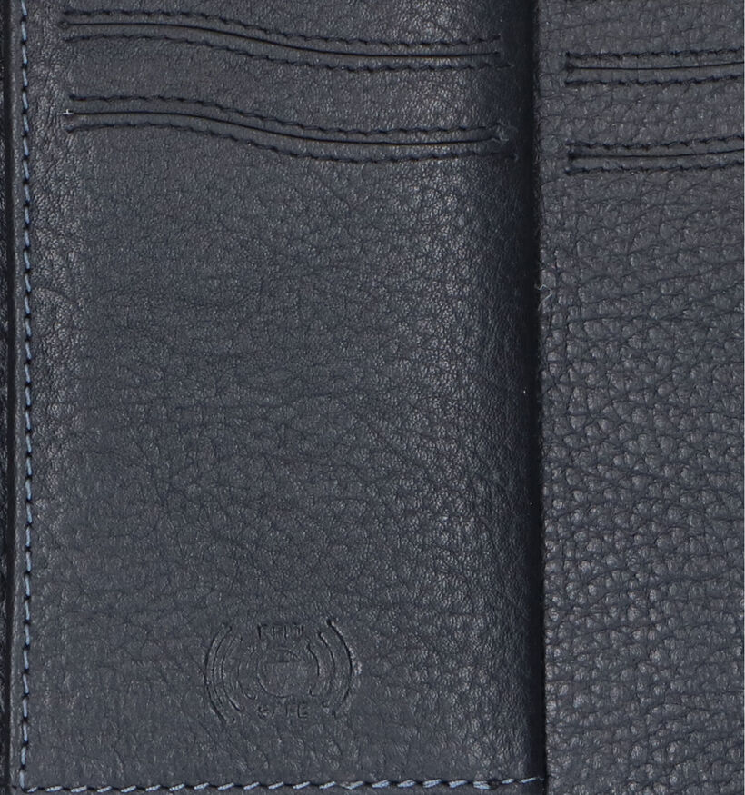 Crinkles Porte-monnaie zippé en Noir pour femmes (340496)
