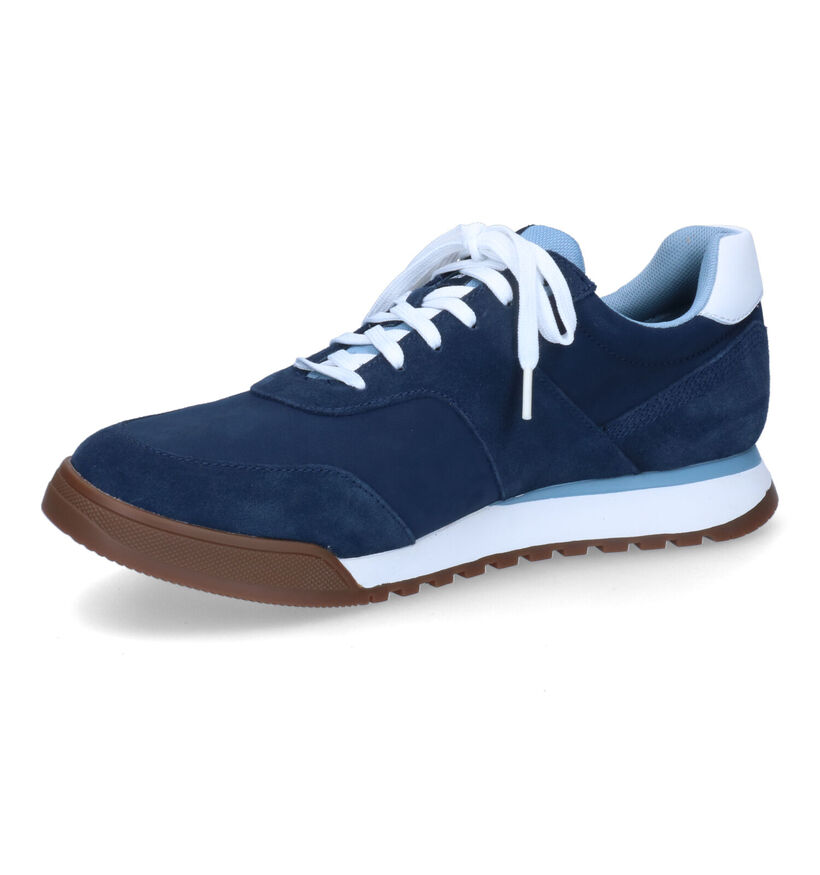 Timberland Miami Coast Blauwe Veterschoenen in daim (303815)