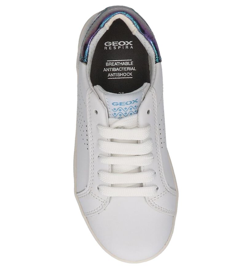 Witte Lage Sportieve Sneakers Geox in kunstleer (210486)