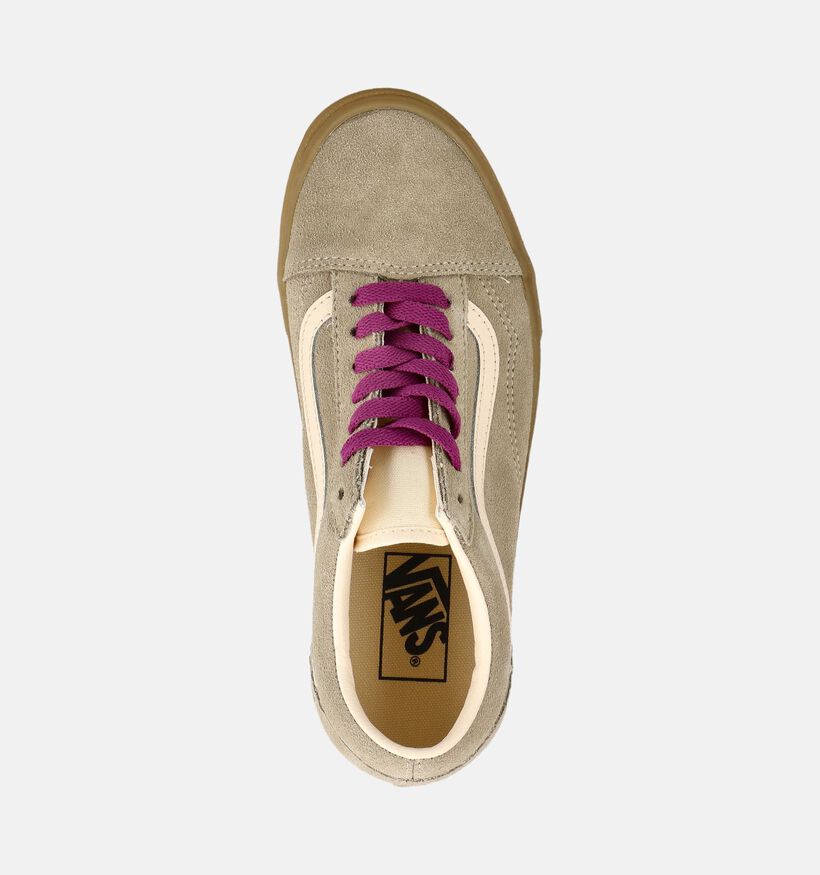 Vans Old Skool Baskets basses en Marron/Bordeaux pour femmes (377079)