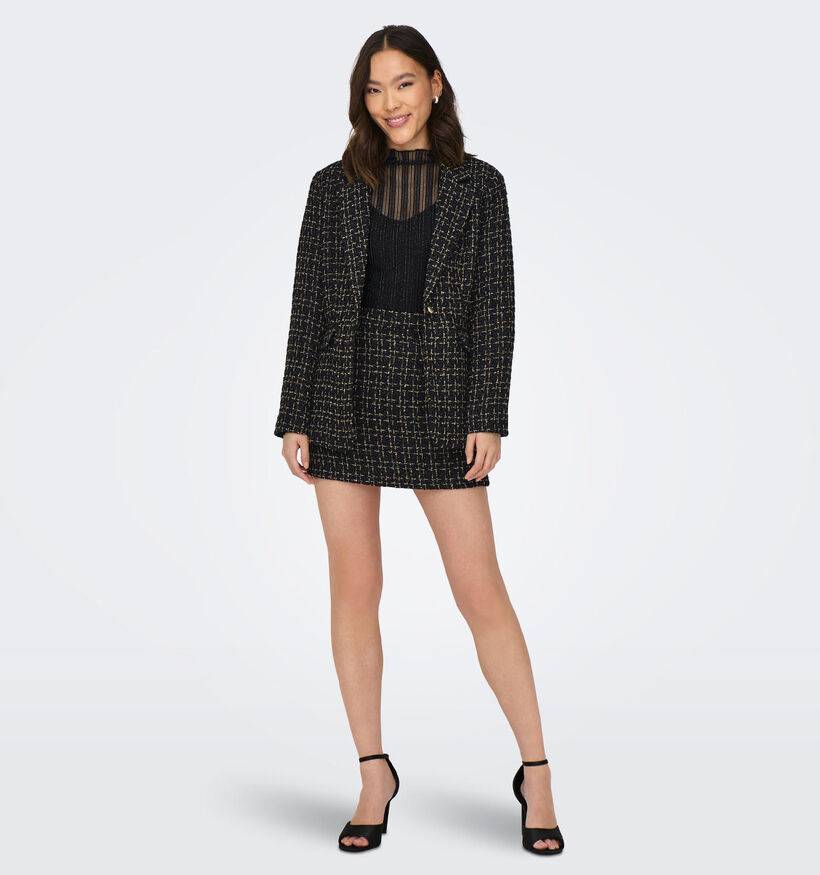 JDY Nancy Blazer en tweed en Noir pour femmes (332481)