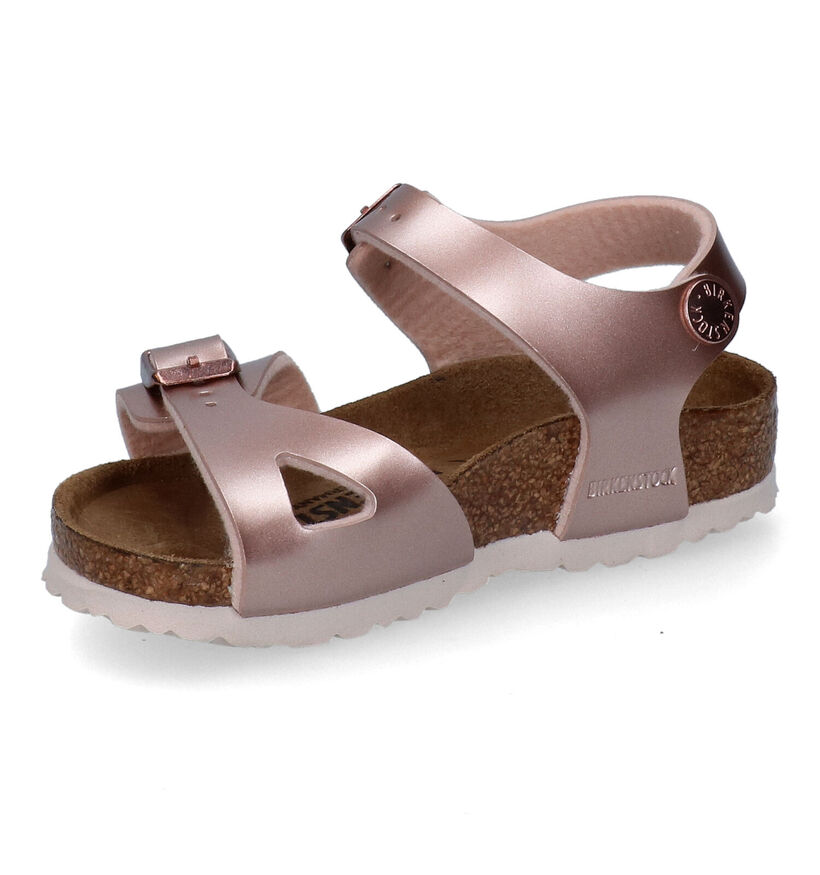 Birkenstock Rio Sandales en Rose pour filles (322467)