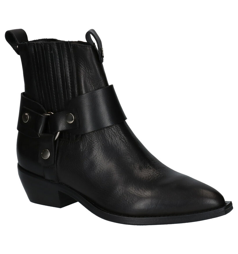 Curiosité Santiags en Noir en cuir (261188)