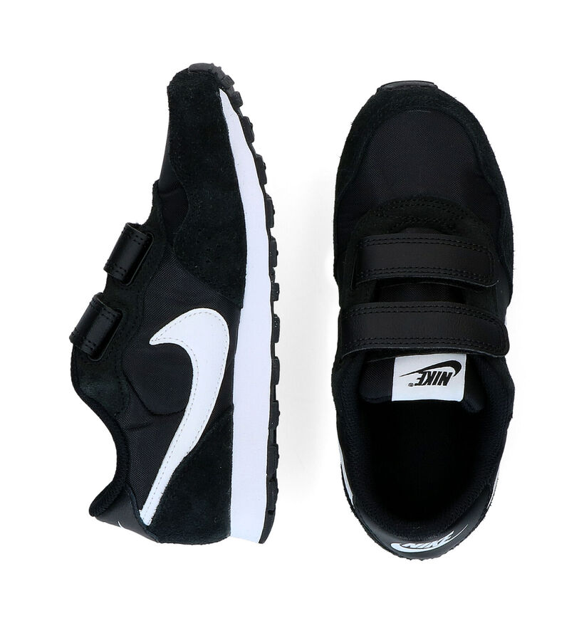 Nike MD Valiant PS Baskets en Noir en textile (316233)