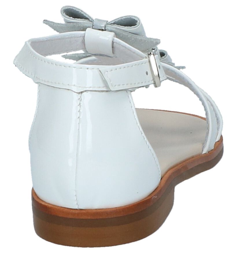 Beberlis Sandales en Blanc en verni (216010)