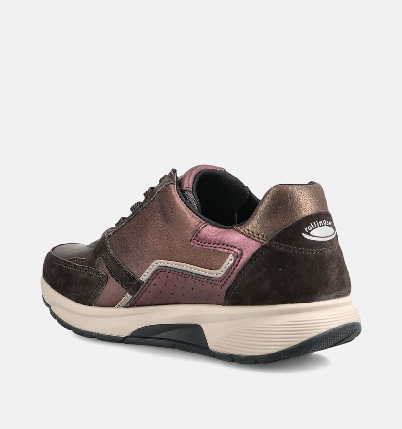 Gabor Comfort Bruine Sneakers voor dames (378269) - geschikt voor steunzolen