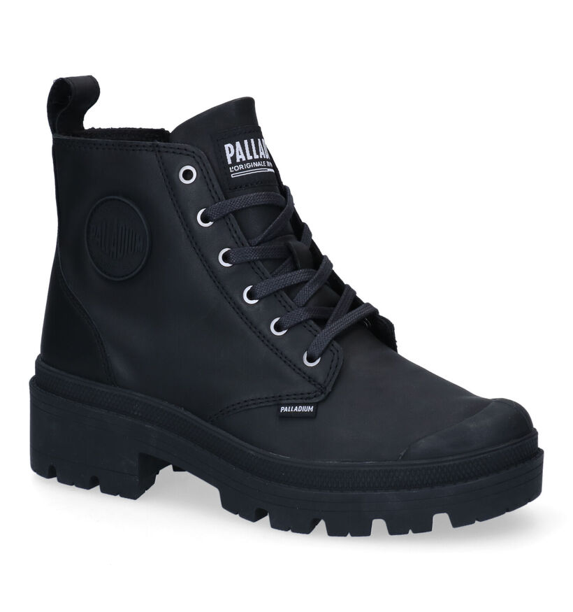 Palladium Pallabase Bottines en Noir pour femmes (294993)