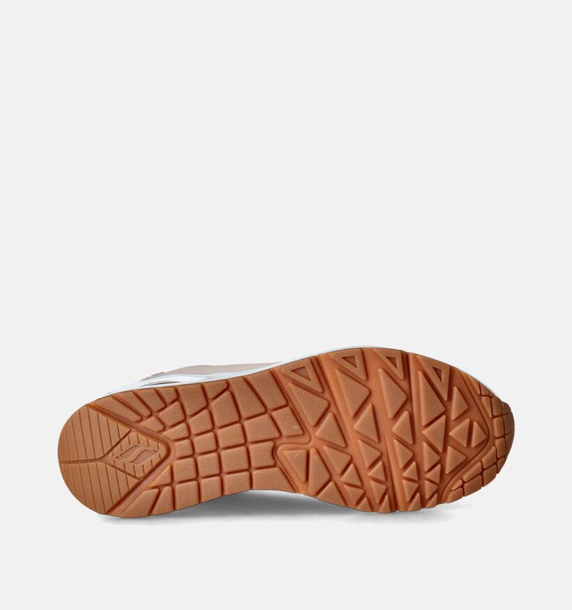 Skechers Uno Shimmer Nude Sneakers voor dames (350492)