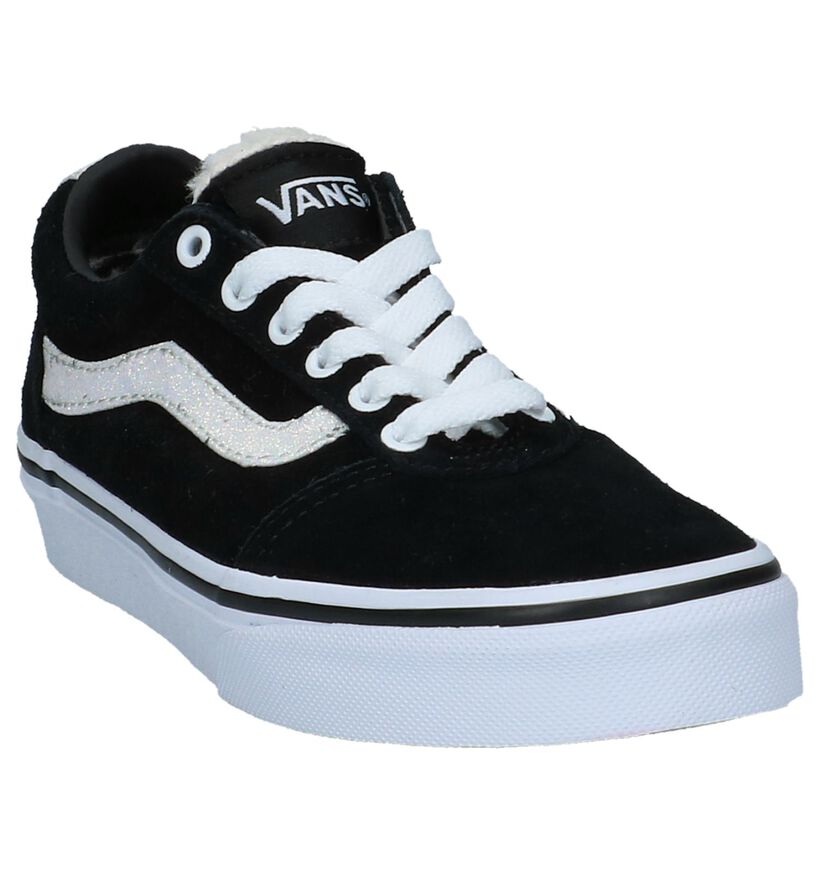 Vans Ward Zwarte Sneakers voor meisjes (343930)
