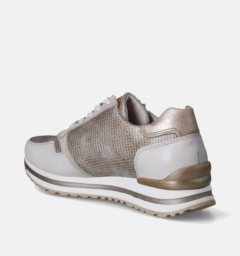 Gabor OptiFit Beige Sneakers voor dames (352047) - geschikt voor steunzolen