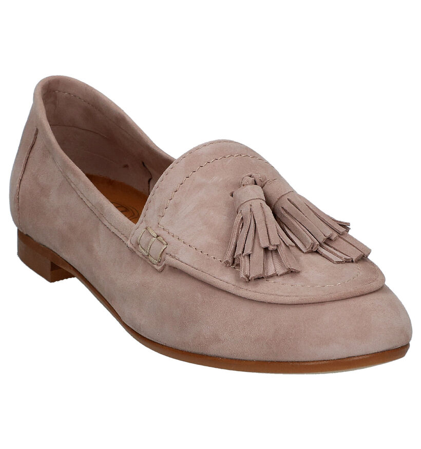 River Woods Taupe Loafers in nubuck (289202)