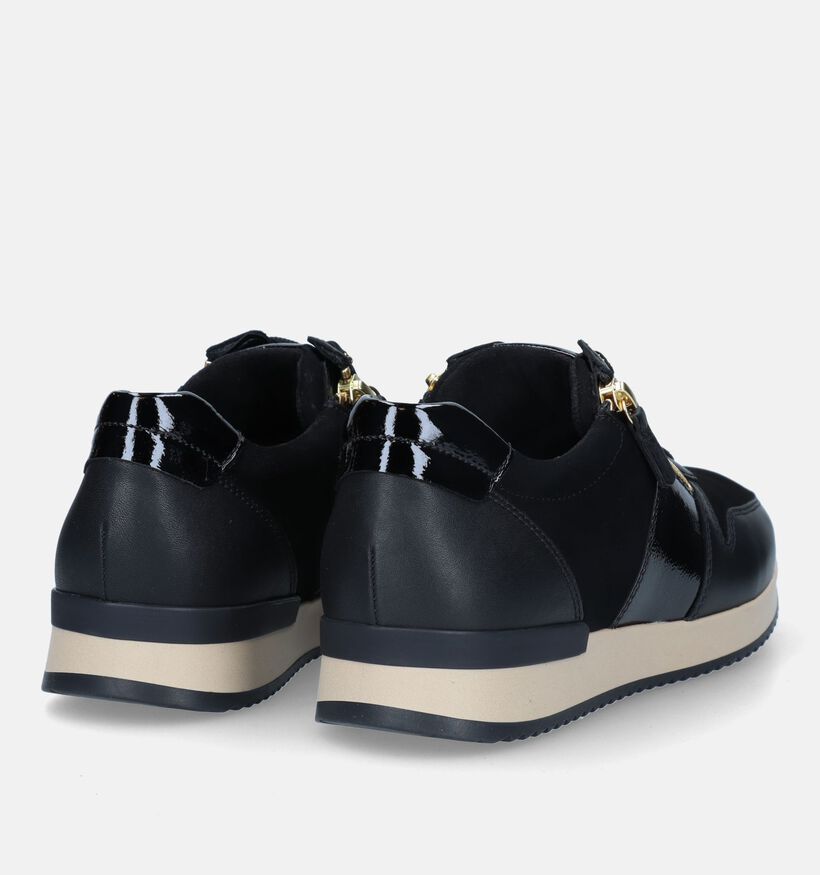 Gabor Best Fitting Zwarte Sneakers voor dames (331216) - geschikt voor steunzolen