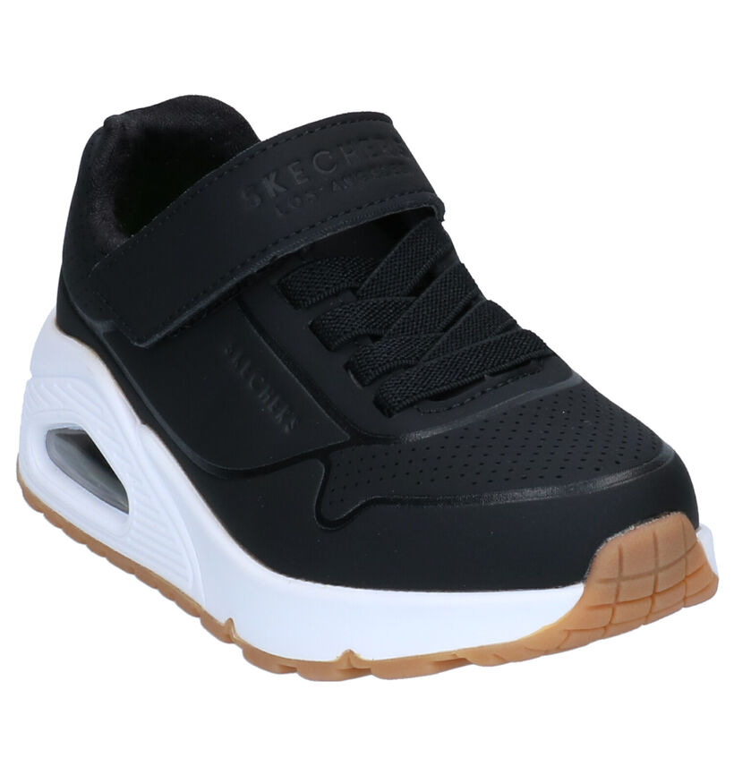 Skechers Uno Air Blitz Zwarte Sneakers voor jongens, meisjes (326455)