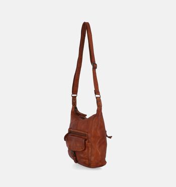 Bear Design Crossbody tassen Cognac/Groen