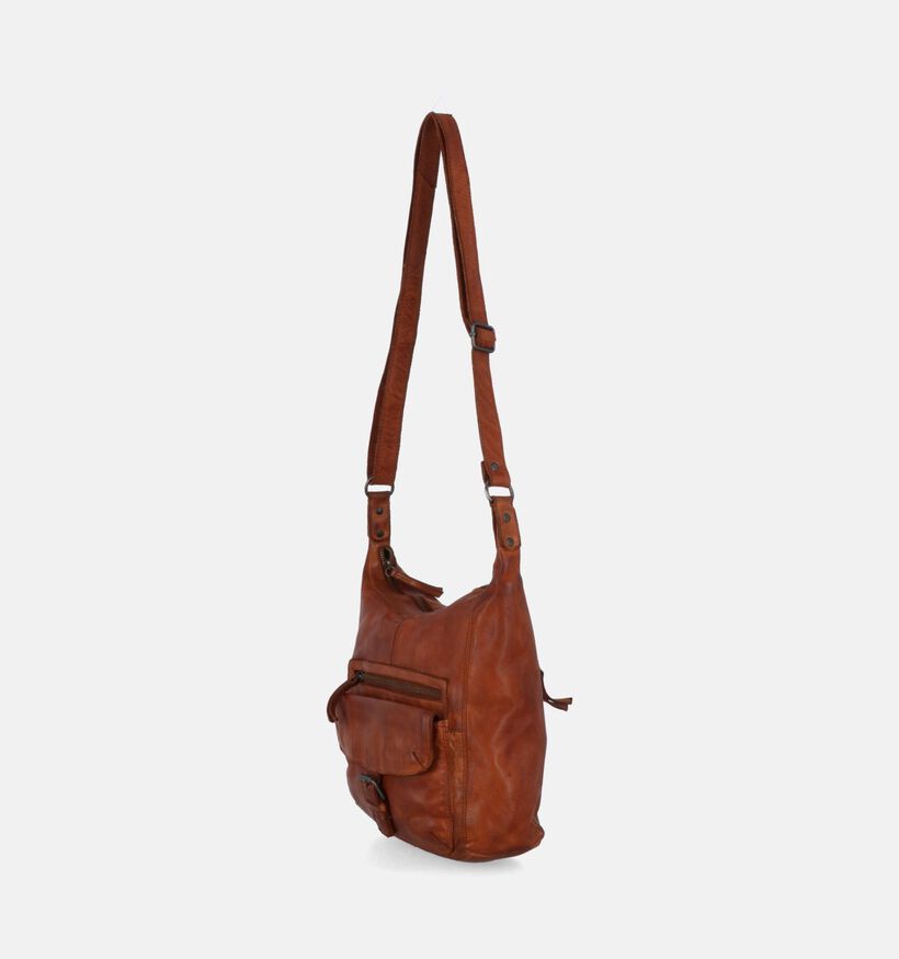 Bear Design Cognac Crossbody Tas voor dames (350763)