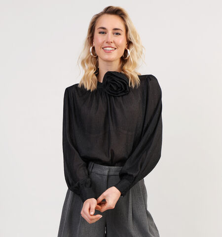 Expresso Blouses Zwart