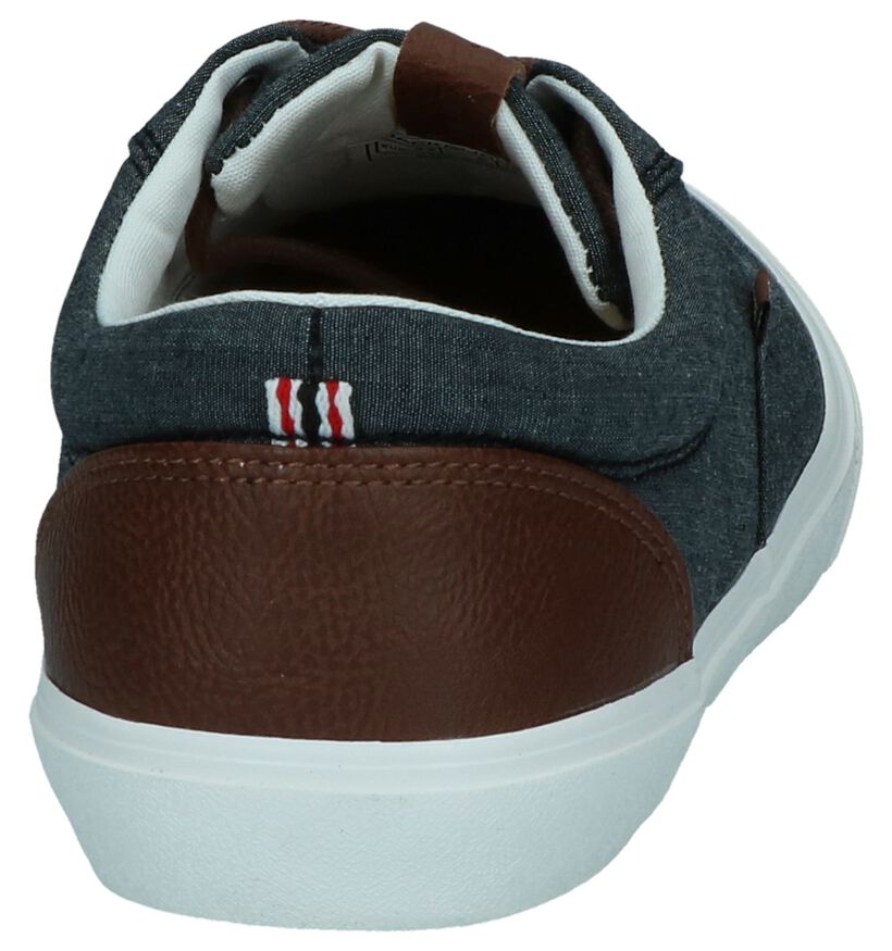 Jack & Jones Vision Classic Chambray Chaussures à Lacets en Bleu en textile (286411)