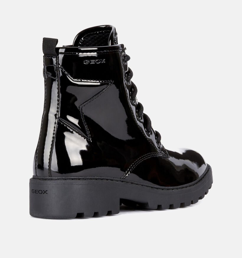 Geox Casey Boots en Noir pour filles (361916) - pour semelles orthopédiques