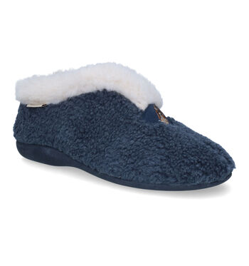 Pantoufles bleu