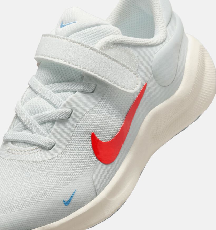 Nike Revolution 7 PSV Baskets basses en Blanc pour garçons (357209)