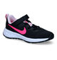 Nike Revolution 6 Baskets en Noir pour filles (308999) - pour semelles orthopédiques