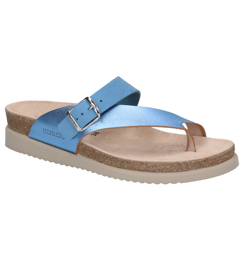 Mephisto Helen Mix Roze Slippers in leer (287345)