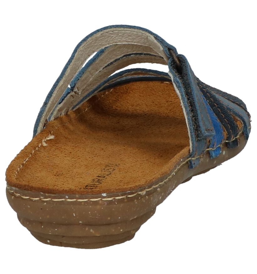 Elegante Slippers Blauw El Naturalista Torcal in leer (214146)