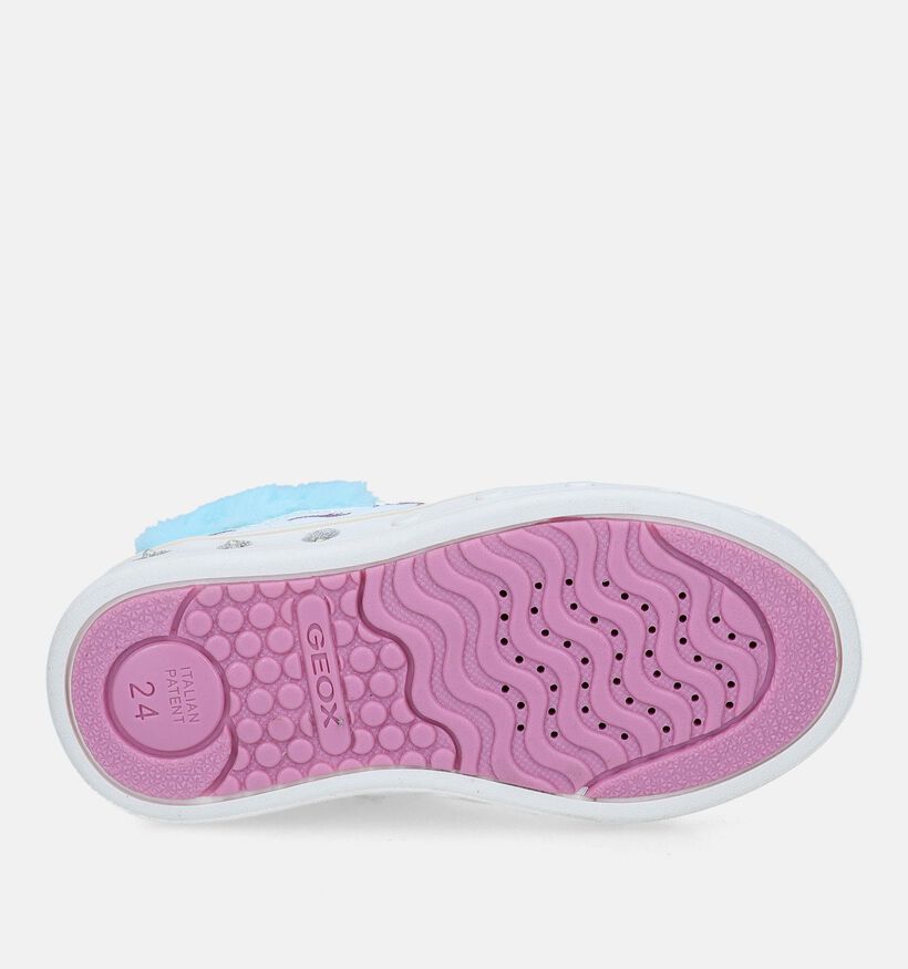 Geox Skylin Baskets avec des lumières en Noir pour filles (329951) - pour semelles orthopédiques