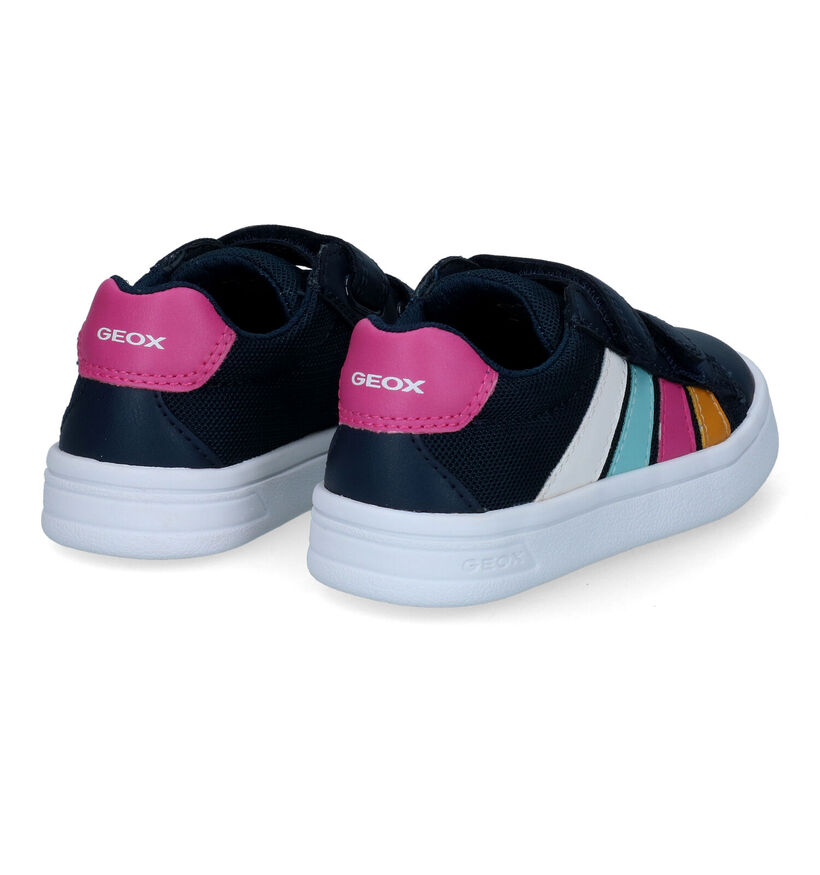 Geox Djrock Blauwe Sneakers voor meisjes (304207) - geschikt voor steunzolen