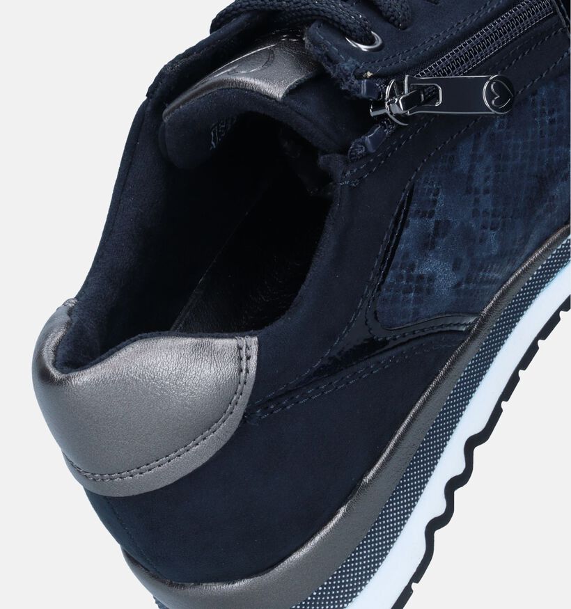 Marco Tozzi Blauwe Sneakers voor dames (344572) - geschikt voor steunzolen