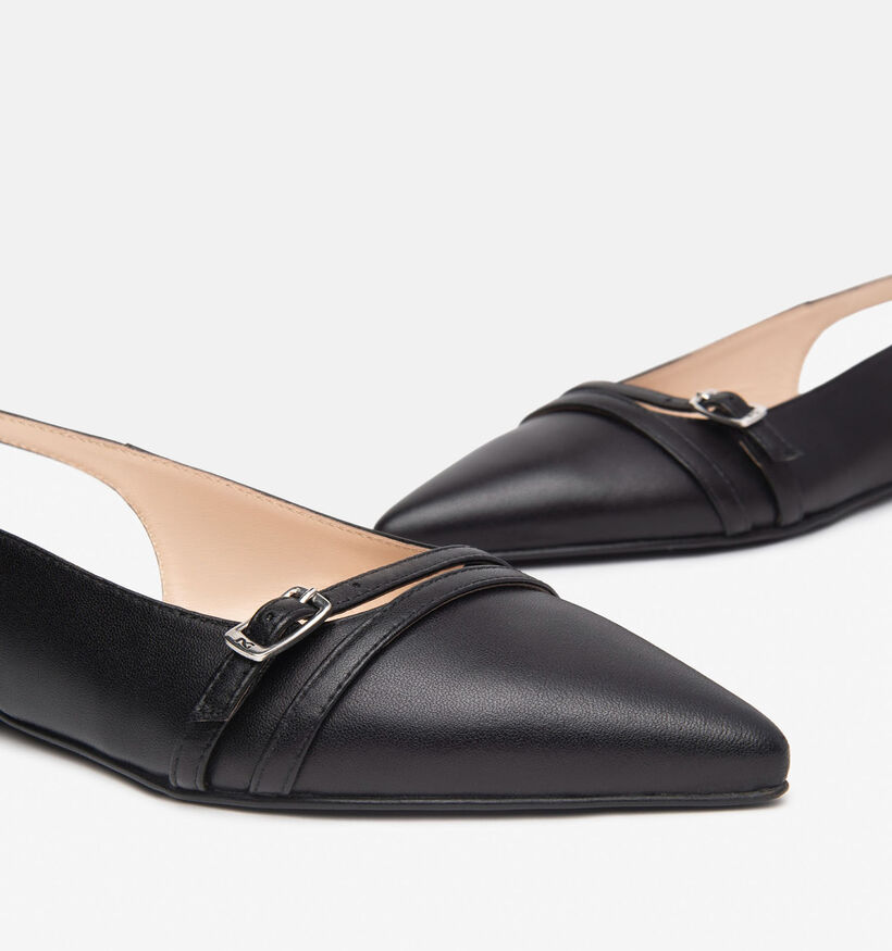 NeroGiardini Ballerines Slingback en Noir pour femmes (351905)