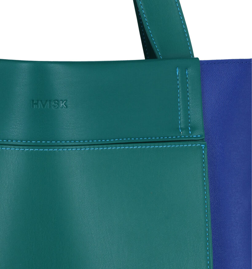 Hvisk Matrix Pocket Blauwe Vegan Shopper Tas voor dames (318530)