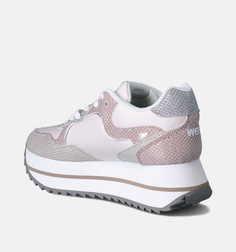 W6YZ Deva Roze Sneakers voor dames (357490) - geschikt voor steunzolen