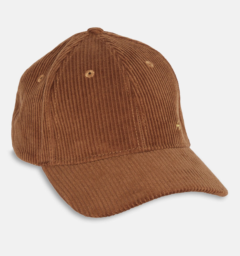 Pieces Jenny Velvet Casquette en Jaune pour femmes, hommes (345339)