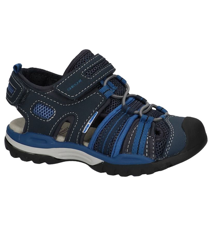 Geox Donker Blauwe Sportieve Sandalen in kunstleer (213167)