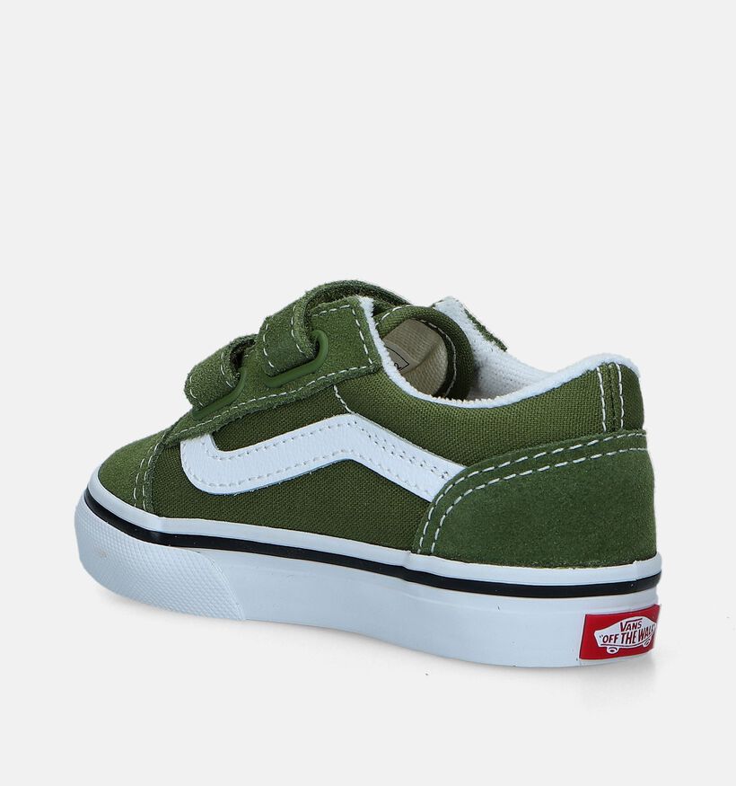Vans Old Skool Baskets pour bébé en Noir pour filles, garçons (351458)